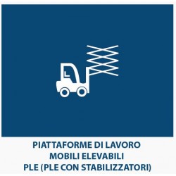 Piattaforme di Lavoro mobili Elevabili – PLE (PLE  con stabilizzatori)