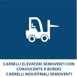 Carrelli elevatori semoventi con conducente a bordo Carrelli industriali semoventi